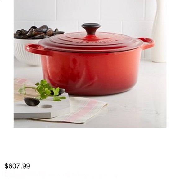 Le Creuset new #30 6.75qt Red - Picture 8 of 14